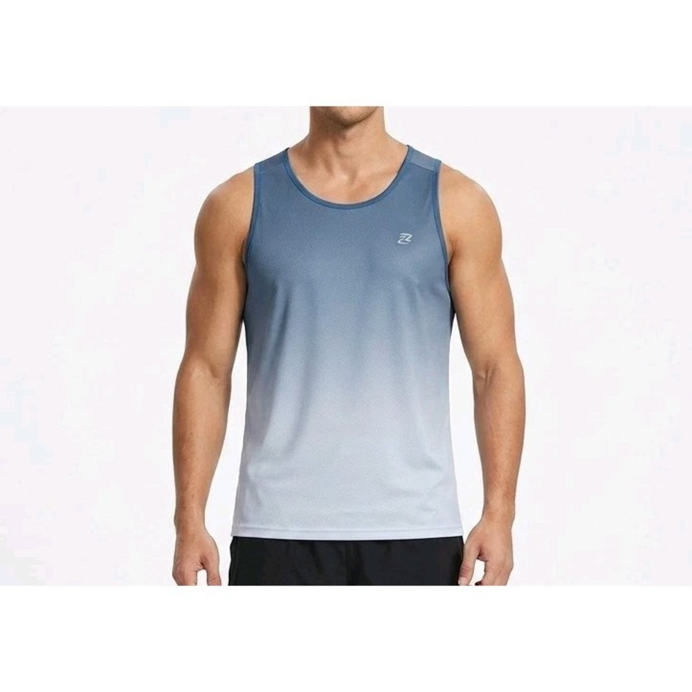 EZRUN Men's Sleeveless Shirt Quick Dry Workout Muscle Athletic Tank Top Size 2XL